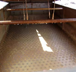 Fe Oxide/Hydroxide Fouling of Tray Air Stripper